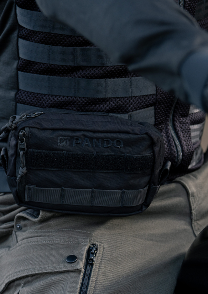 Мото чанта PANDO MOTO POUCH BLACK Cordura®