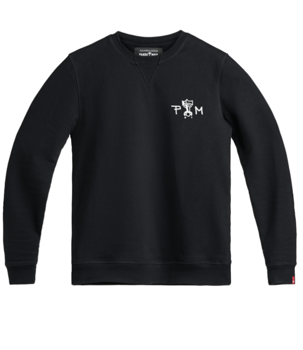 Тениска с дълъг ръкав PANDO MOTO JOHN SKULL 01 - Regular Fit