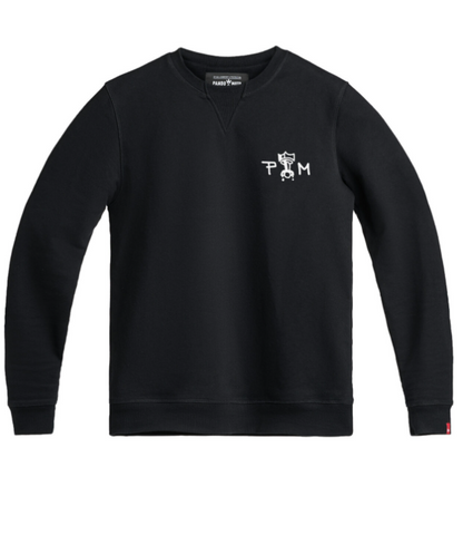 Тениска с дълъг ръкав PANDO MOTO JOHN SKULL 01 - Regular Fit