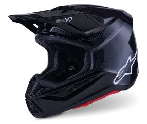 Мотокрос каска ALPINESTARS SM7 BLACK-GLOSS