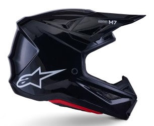 Мотокрос каска ALPINESTARS SM7 BLACK-GLOSS