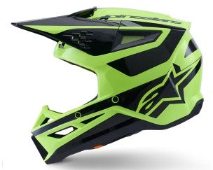 Мотокрос каска ALPINESTARS SM3 HEAT YEL/BLACK