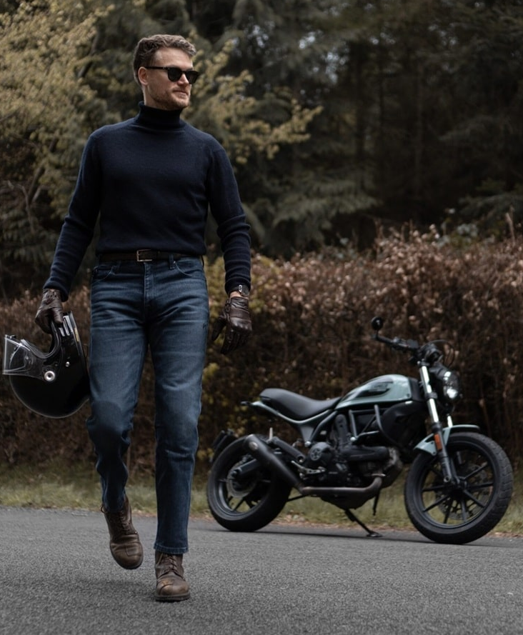 Мото ръкавици Pando Moto ONYX BROWN
