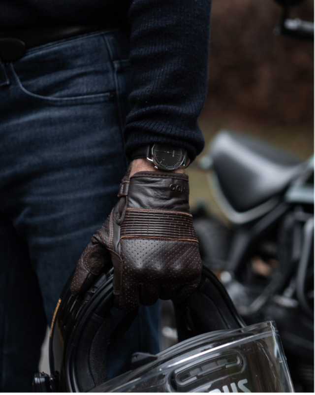 Мото ръкавици Pando Moto ONYX BROWN