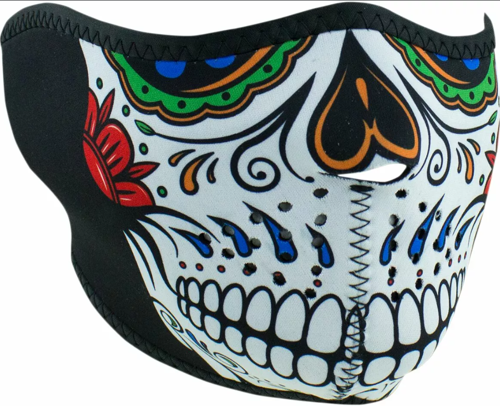 Маска за лице HALF MUERTE SKULL