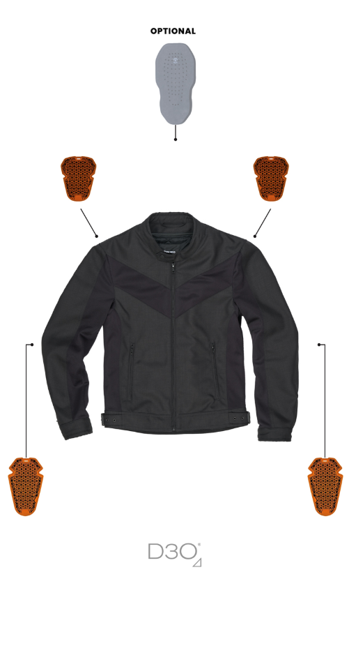 Мото яке PANDO MOTO AIR TATE BLACK