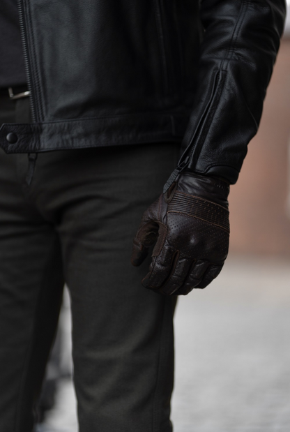 Мото яке PANDO MOTO TWIN LEATHER BLACK