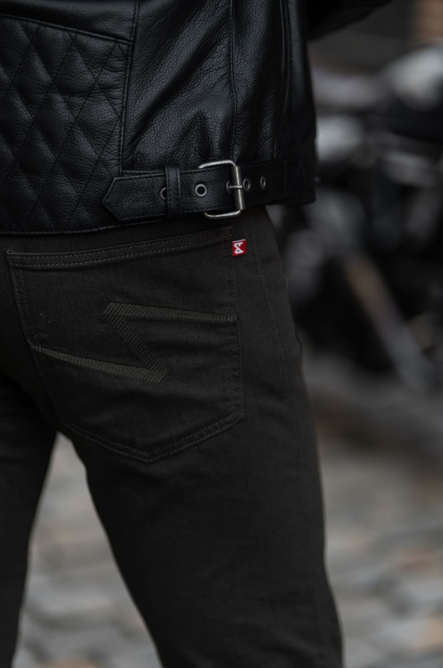 Мото яке PANDO MOTO TWIN LEATHER BLACK
