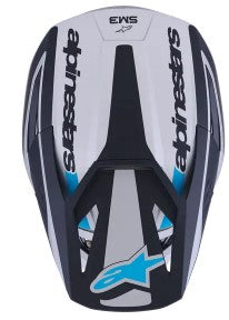 Мотокрос каска ALPINESTARS SM3 HEAT SILV/BL/BLK