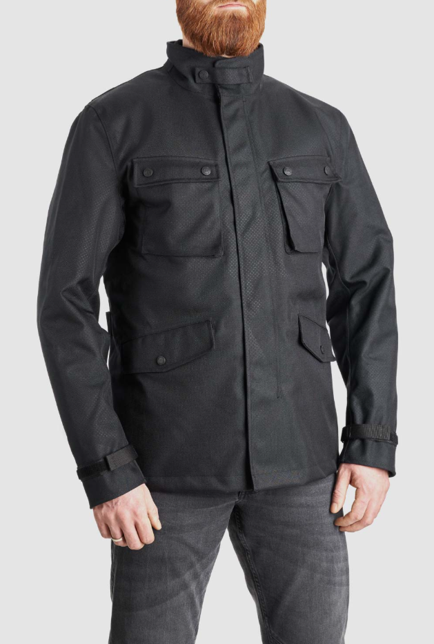 Мото яке PANDO MOTO M65 WP BLACK Slim-Fit Waterproof
