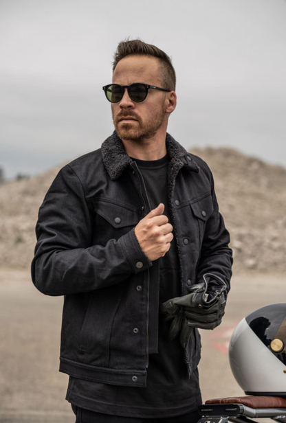 Мото яке PANDO MOTO HUSKY JACKET BLACK