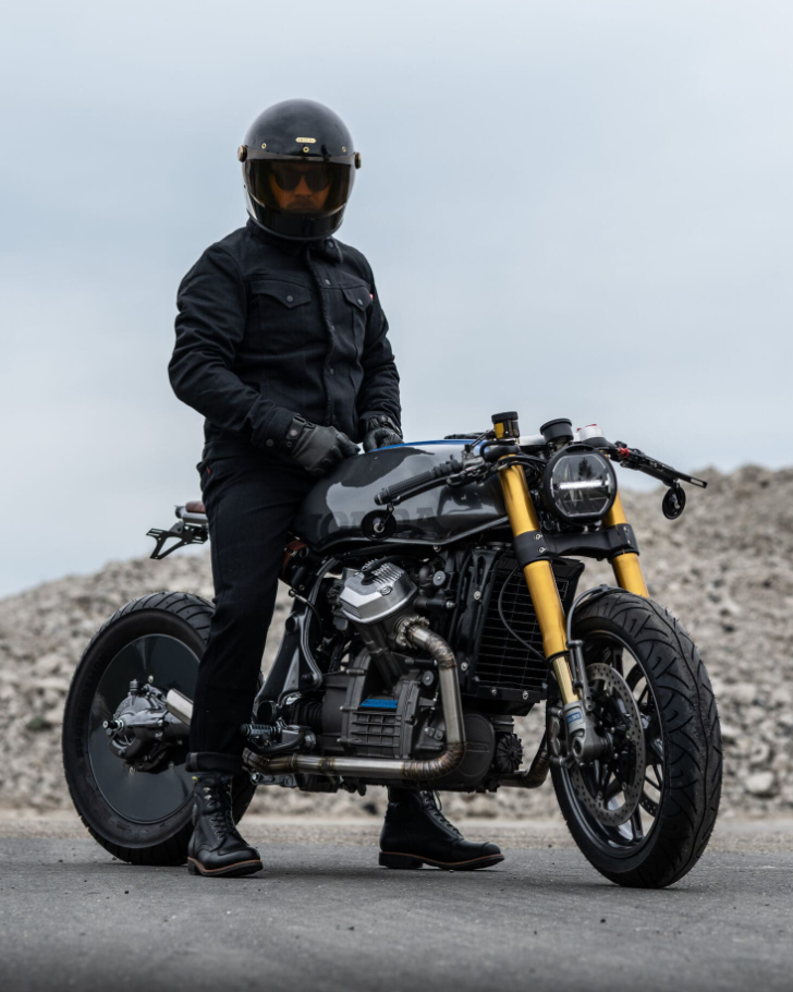 Мото яке PANDO MOTO HUSKY JACKET BLACK