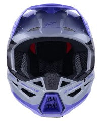 Детска мотокрос каска ALPINESTARS SM3 JETTSON GRAY/PUR/BLK
