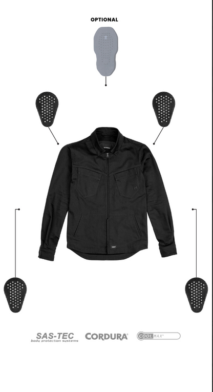 Мото риза PANDO MOTO CAPO COR 03 - Slim-Fit Cordura®