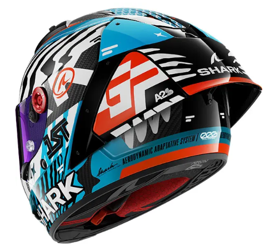 Каска SHARK AERON-GP FIM RACING SPEED-FANCY BLACK/WHITE/ORANGE