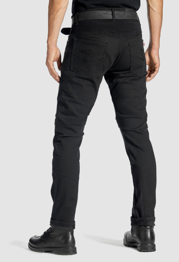 Мото дънки PANDO MOTO KARLDO SLIM BLACK - Men Slim-Fit Cordura®