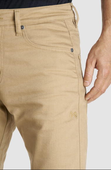 Мото дънки PANDO MOTO ROBBY BEIGE - Slim-fit Cordura® - LONG