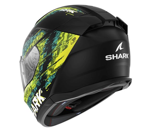 Каска SHARK D-SKWAL 3 SPEED-VIB BLACK/BLUE/YELLOW