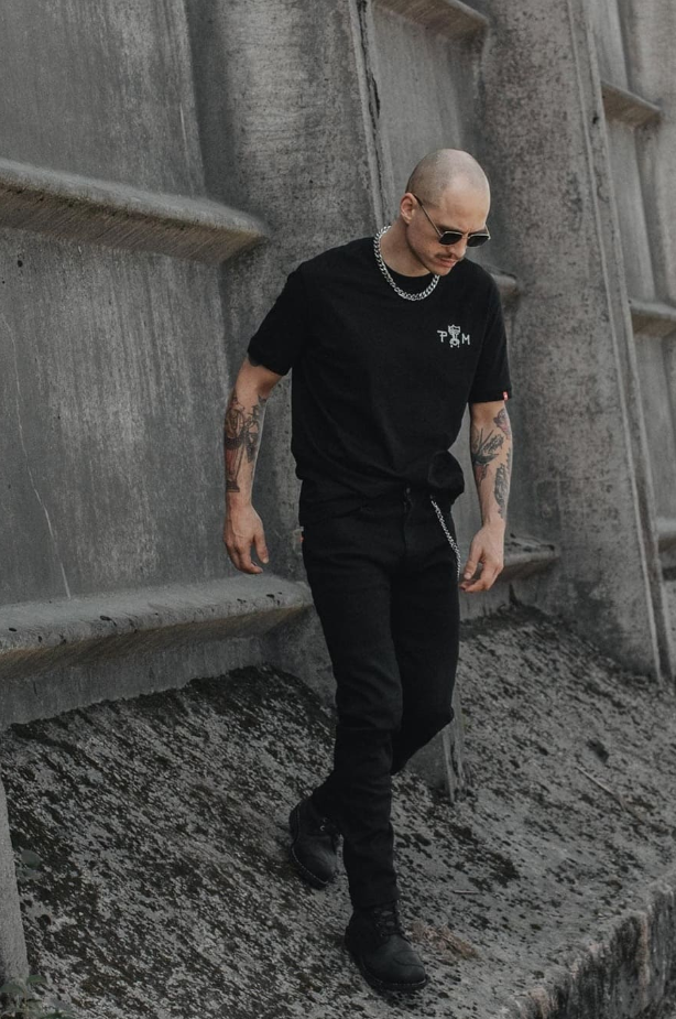 Мото дънки PANDO MOTO STEEL BLACK 02 - Slim-Fit Dyneema®