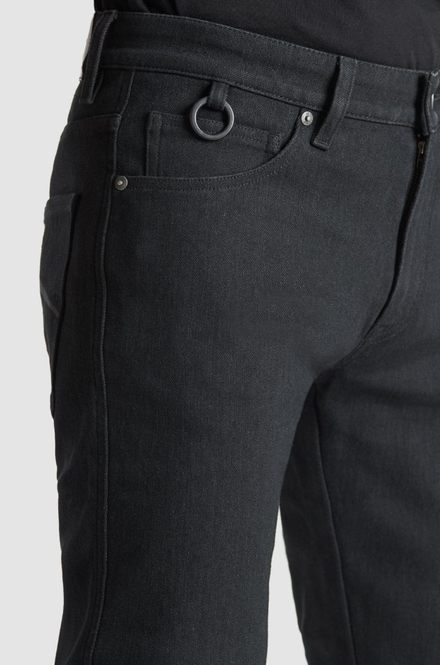 Мото дънки PANDO MOTO STEEL BLACK 02 - Slim-Fit Dyneema® - SUPER LONG