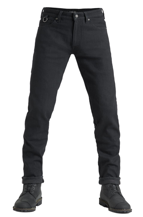 Мото дънки PANDO MOTO STEEL BLACK 02 - Slim-Fit Dyneema® - SUPER LONG