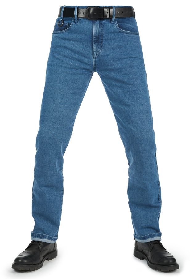 Мото дънки PANDO MOTO JAMES REGULAR BLUE - CORDURA® - SHORT