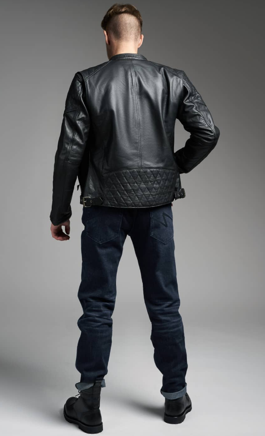 Мото дънки PANDO MOTO ARNIE SLIM BLUE - Armalith® - LONG