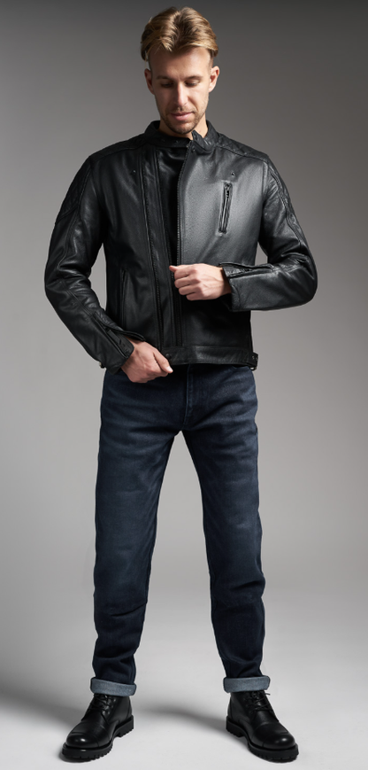 Мото дънки PANDO MOTO ARNIE SLIM BLUE - Armalith® - SUPER LONG