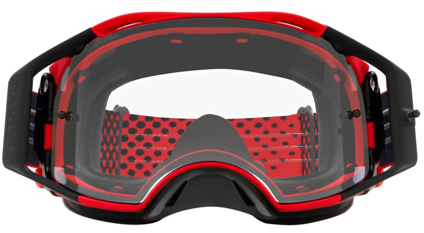 Мотокрос очила OAKLEY Airbrake MX Moto Red B1B Clear