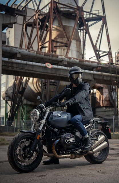 Мото дънки PANDO MOTO ARNIE SLIM BLUE - Armalith® - SHORT