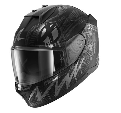 Каска SHARK D-SKWAL 3 SHIEVER MAT BLACK/GREY