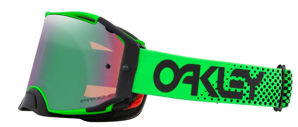 Мотокрос очила Oakley goggles Airbrake MX Moto Green B1B Prizm Jade