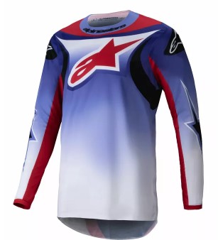 Мотокрос джърси Alpinestars FLUID WURX PURPLE/RED