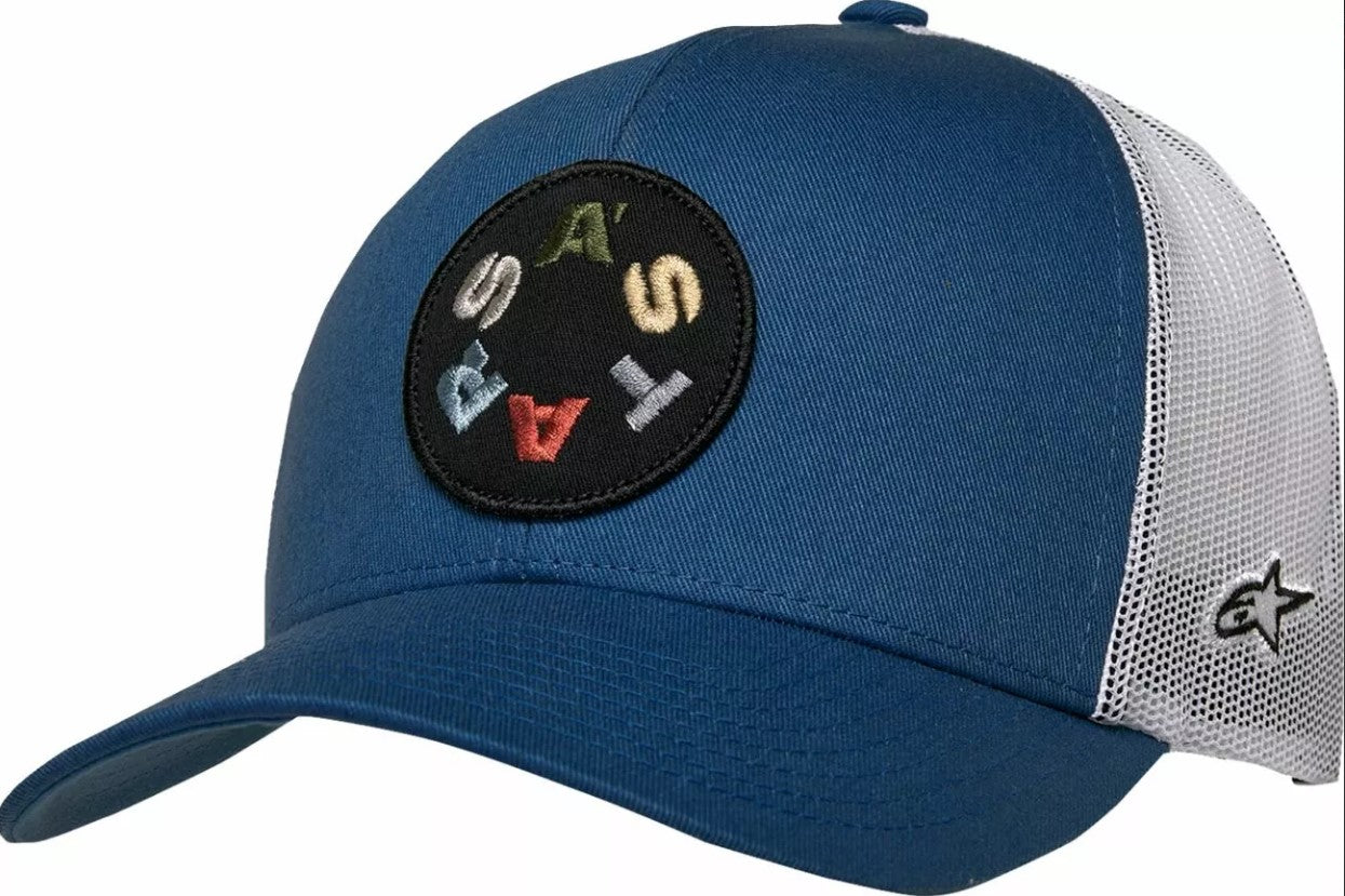Шапка с козирка ALPINESTARS TRUCKER GAMBIT BL/WHT