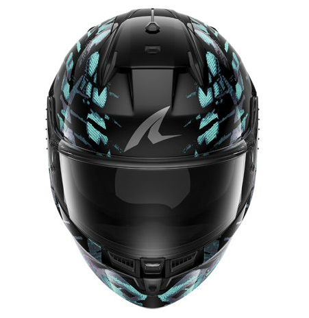 Каска SHARK D-SKWAL 3 REPTAIA BLACK/BLUE/PURPLE