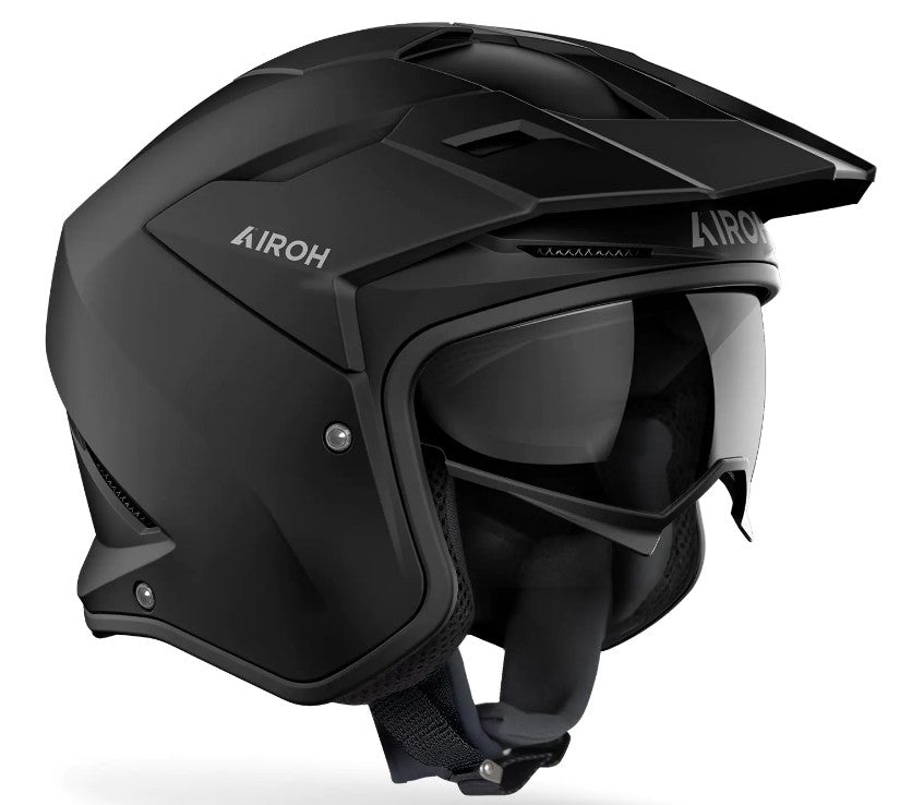 Kаска за скутер AIROH Kombakt BLACK MATT