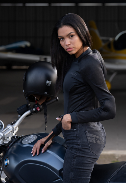 Дамско протекторно боди PANDO MOTO - SHELL WW BLACK 02