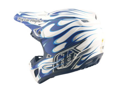 Mотокрос каска TROY LEE DESIGNS SE5 Composite Torched - Blue
