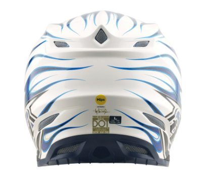 Mотокрос каска TROY LEE DESIGNS SE5 Composite Torched - Blue