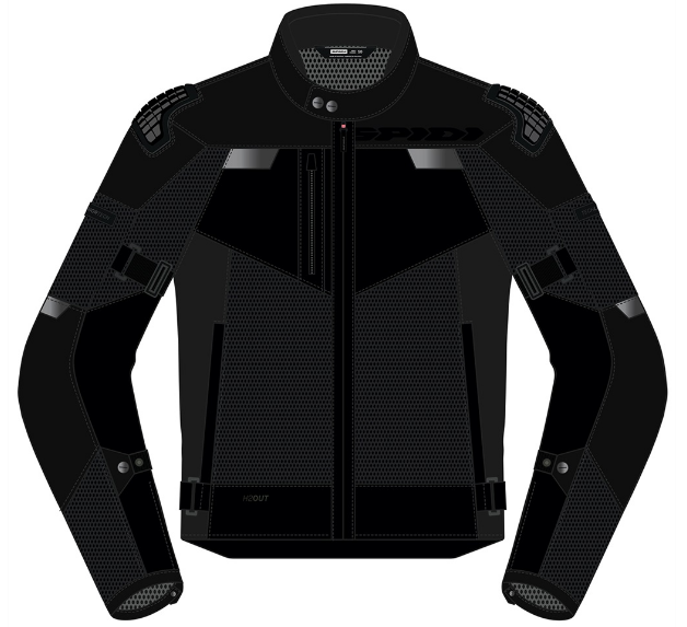 Лятно текстилно мото яке SPIDI VENT PRO Black