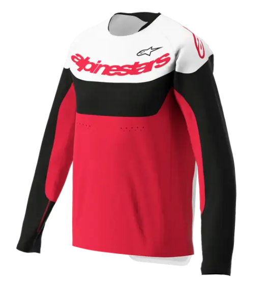 Вело джърси ALPINESTARS LS A-DURA RACE RED