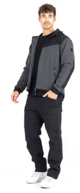 Текстилно яке JOHN DOE HOOD XTM V3 RIP STOP SOFTSHELL GRAY/BLACK
