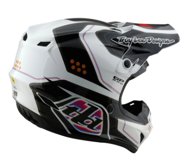 Mотокрос каска TROY LEE DESIGNS GP Pro Mips - Trooper White/Black
