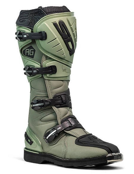 Мотокрос ботуши SIDI AGUEDA ARMY/BLACK
