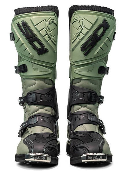 Мотокрос ботуши SIDI AGUEDA ARMY/BLACK