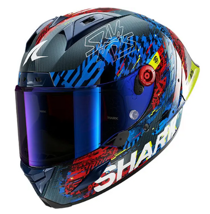 Каска SHARK AERON-GP FIM RACING SPEED-FANCY BLACK/BLUE/RED
