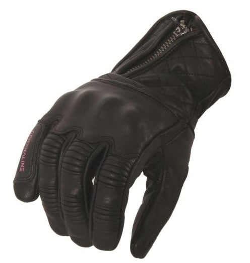 Дамски кожени ръкавици ADRENALINE ORCHID BLACK/PINK