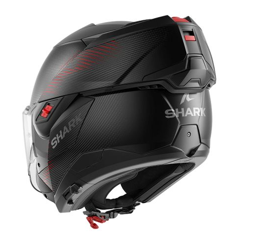 Модуларна каска SHARK OXO SP LYNE MAT BLACK/RED