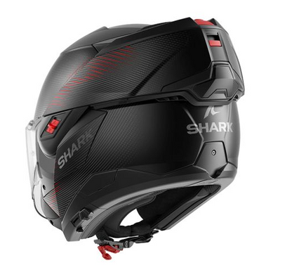 Модуларна каска SHARK OXO SP LYNE MAT BLACK/RED