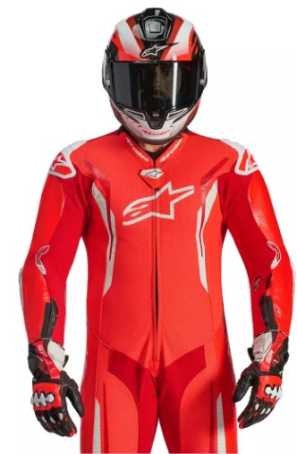 Кожен екип ALPINESTARS GP TECH V5 FLUO RED/WHITE